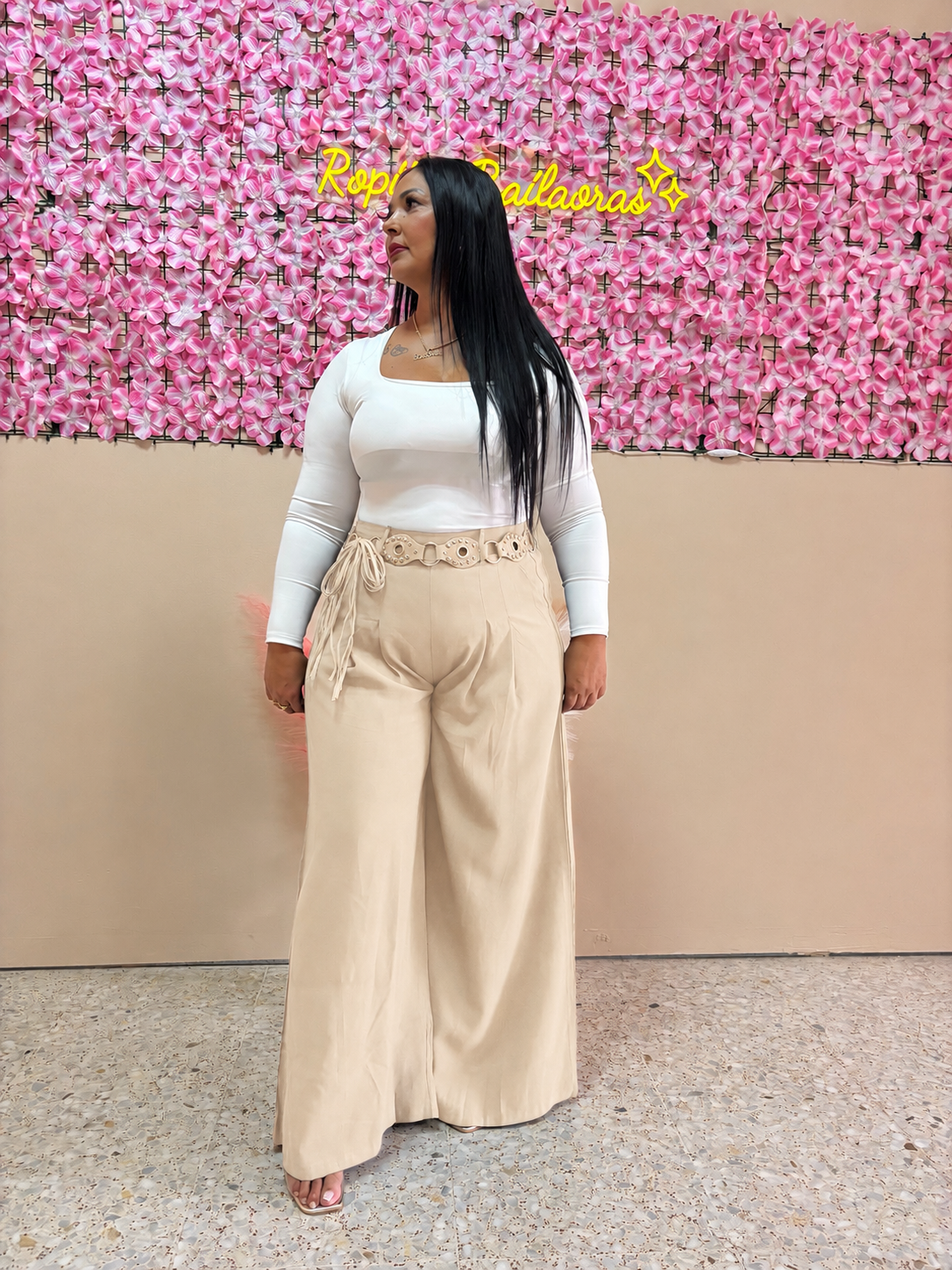 Pantalón Rubí beige
